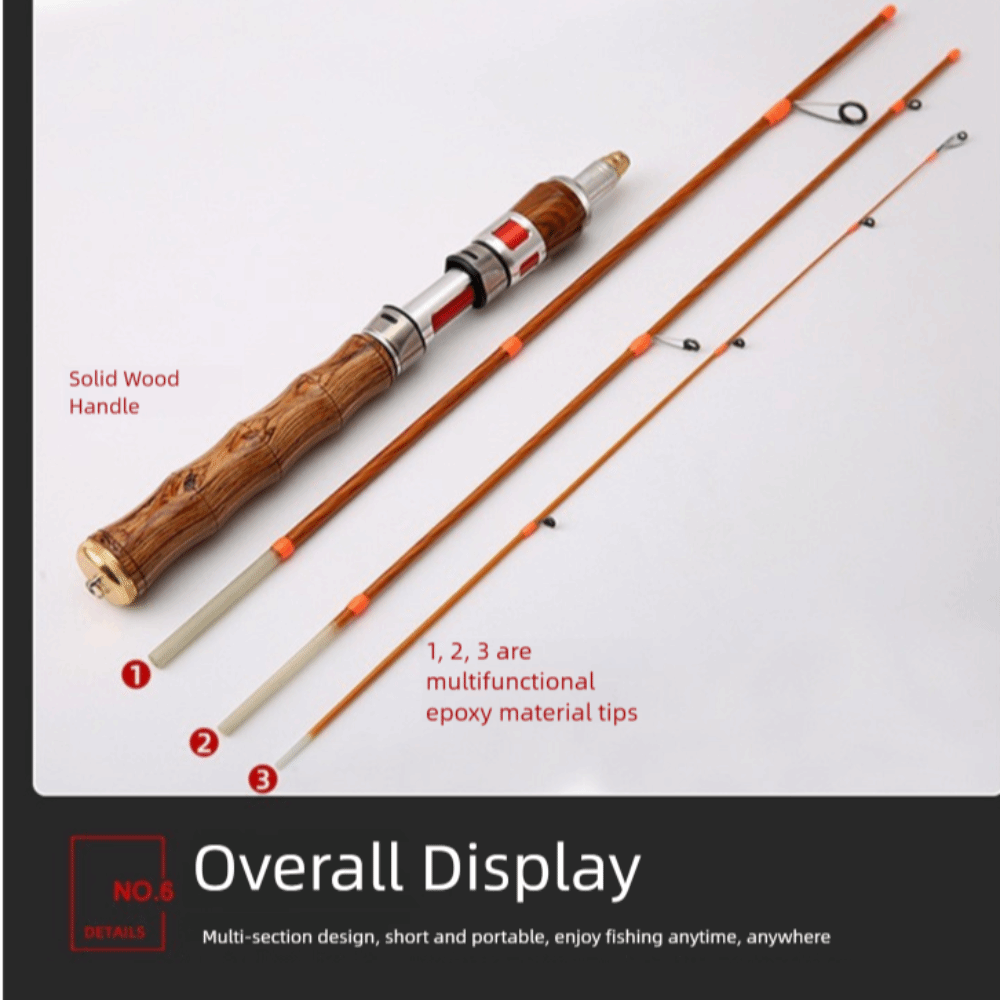 4 Sections Spinning Fishing Ro - Fishing Rod Ice review and price