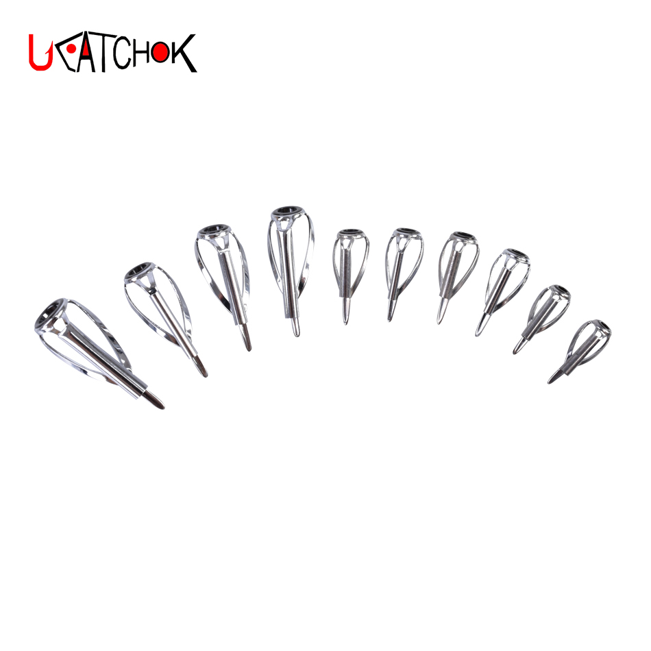 10pcs/pack top guide enhanced  - Fishing Rod Guide Replacement review and price