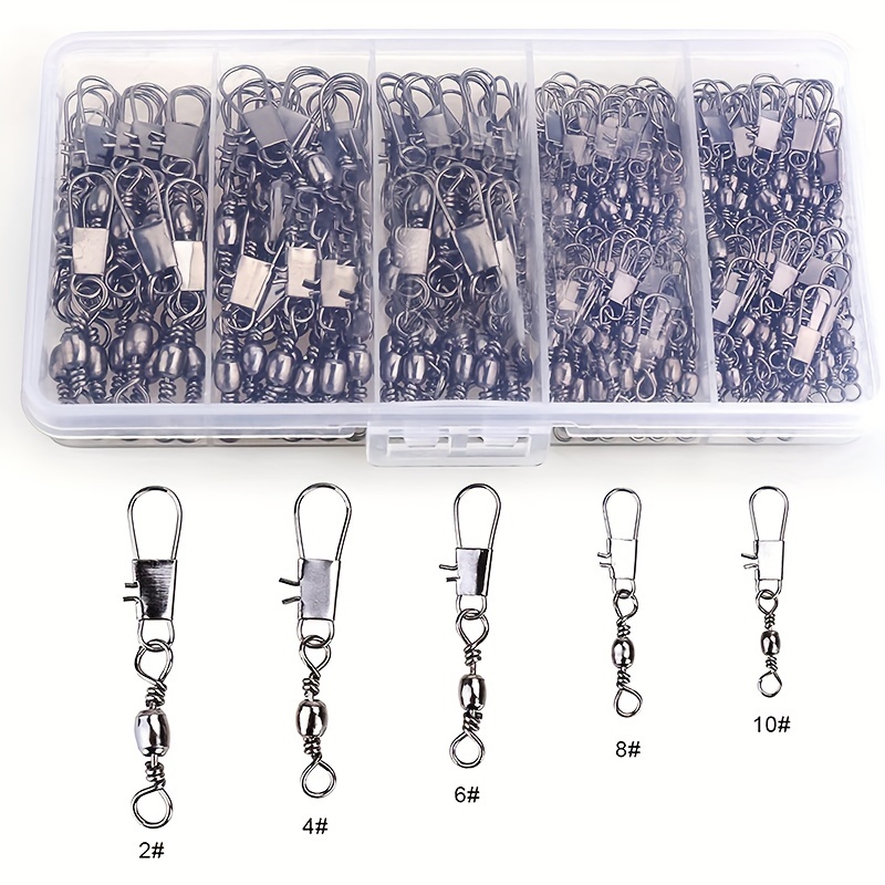 50/200pcs Barrel Snap Swivel F - Fishing Rod Building Kit review and price