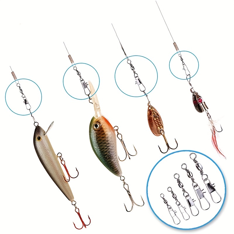 50/200pcs Barrel Snap Swivel F - Fishing Rod Building Kit review and price
